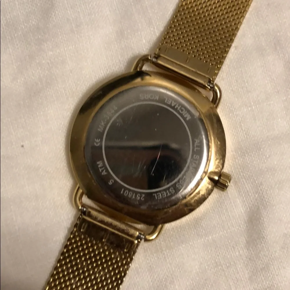 Authentic Michael Kors Portia mesh bracelet watch